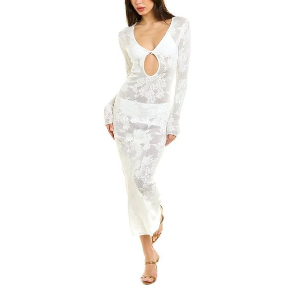 Ronny Kobo Collection | Dresses | Ronny Kobo Womens Honey Knit Lace Maxi  Dress White | Poshmark